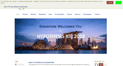 Desktop Screenshot of hypothesis.ws
